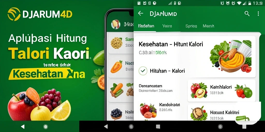Tampilan antarmuka DJARUM4D untuk menghitung kalori secara efisien.