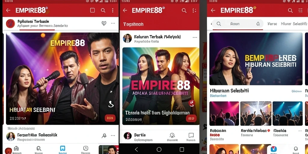 Tampilan antarmuka EMPIRE88 yang menarik dan informatif.