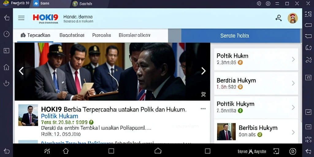 Antarmuka HOKI9 yang informatif dan mudah dinavigasi.