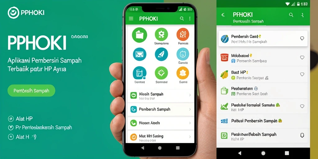 Antarmuka PPHOKI yang sederhana dan efektif untuk membersihkan sampah.