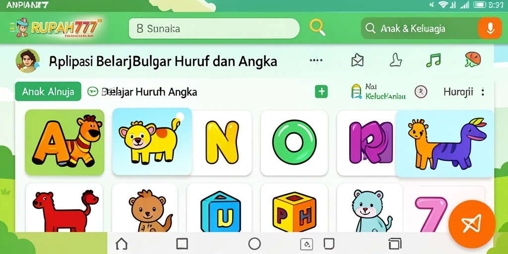 Antarmuka pengguna RUPIAH777 yang interaktif dan menarik.