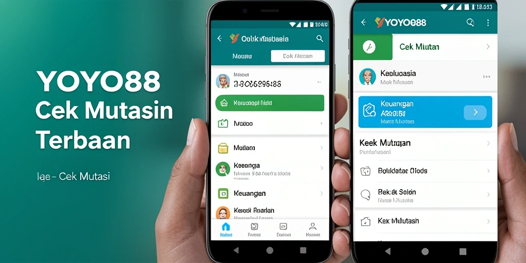 Tampilan antarmuka YOYO88 yang user-friendly dan informatif.